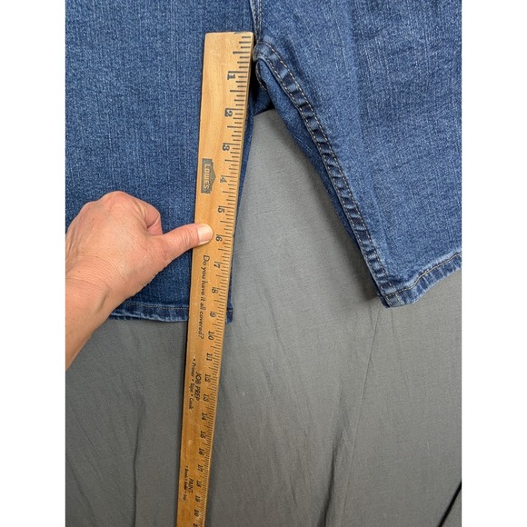 Wrangler Denim Shorts Mens 34 Blue Jean Shorts - Picture 2 of 7